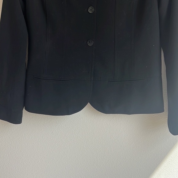Chico’s black jacket blazer size 1 - Picture 3 of 11